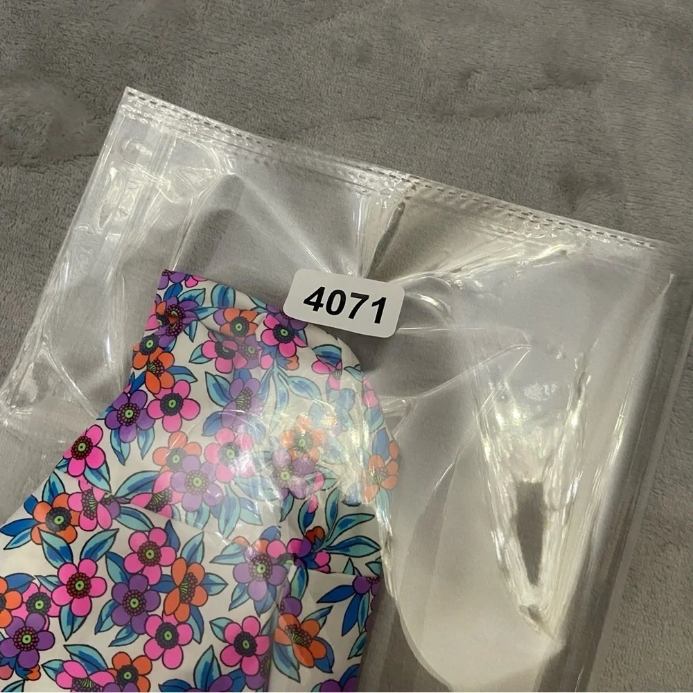New! Frankies Bikinis Gavin Flower Farm Floral Cheeky Bikini Bottom 24071